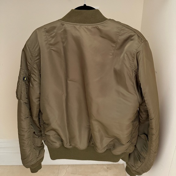 Alpha Industries MA-1 BOMBER JACKET HERITAGE - SAGE NEW - Picture 5 of 13